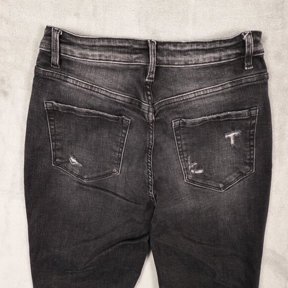 VERVET Jeans Remi High Rise Distressed Women's Size 27 Black - Picture 10 of 12